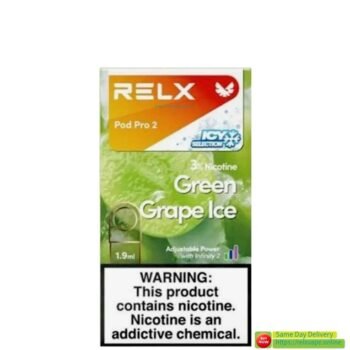 Green Grape Ice 3% | Relx Pod Pro 2