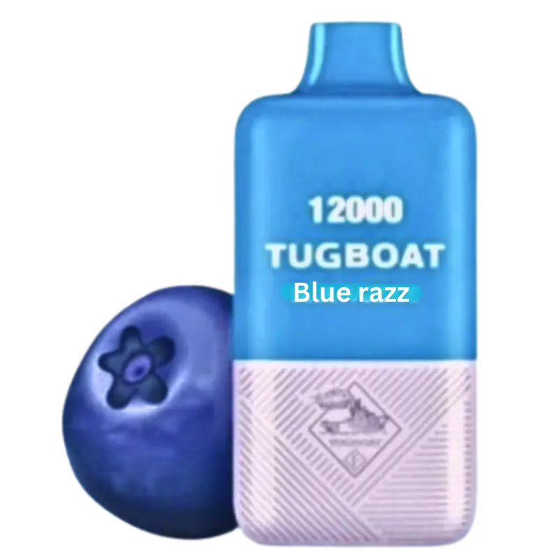 Tugboat-Super-Cool-Mint-Ice-12000-Disposable-Vape-In-Dubai Tugboat Super Blue Razz Ice 12000 Puffs – Disposable Vape