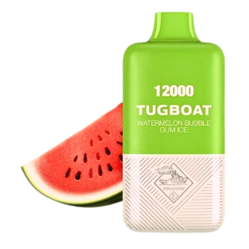 Tugboat-Super-Cool-Mint-Ice-12000-Disposable-Vape-In-Dubai Tugboat Super Watermelon Bubblegum Ice 12000-Vape
