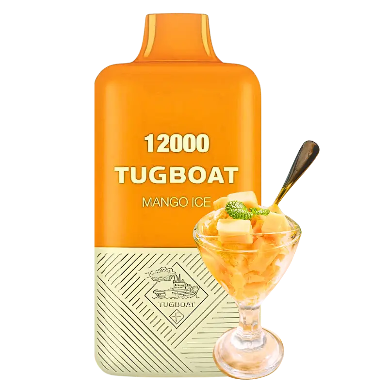 Tugboat-Super-Cool-Mint-Ice-12000-Disposable-Vape-In-Dubai Tugboat Super Mango Ice 12000 Puffs – Disposable Vape