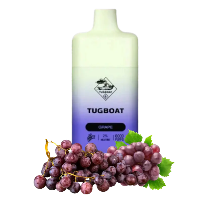 Tugboat-Super-Cool-Mint-Ice-12000-Disposable-Vape-In-Dubai Tugboat Box Grape 6000 Puffs – Disposable Vape
