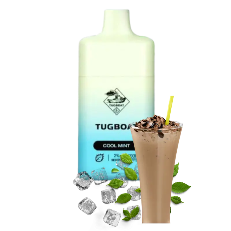 Tugboat-Super-Cool-Mint-Ice-12000-Disposable-Vape-In-Dubai Tugboat Box Cool Mint 6000 Puffs – Disposable Vape