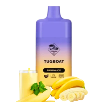Tugboat Box Banana Ice 6000 Puffs – Disposable Vape