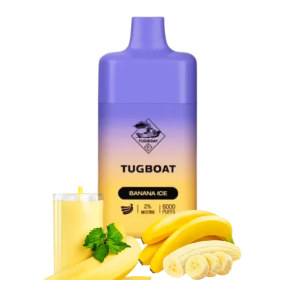 Tugboat Box Banana Ice 6000 Puffs – Disposable Vape