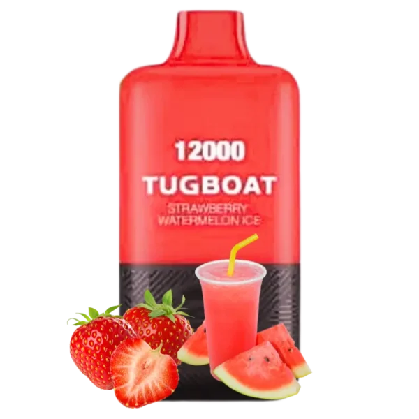 Tugboat Super Strawberry Watermelon Ice 12000 Puffs – Disposable Vape