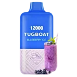 Tugboat Super Blueberry Ice 12000 Puffs – Disposable Vape