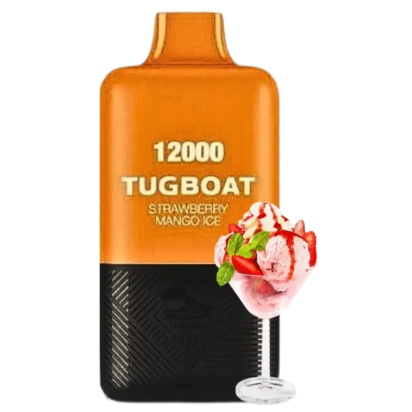 Tugboat Super Strawberry Mango Ice 12000 Puffs – Disposable Vape