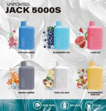 VAPOKISS JACK 5000 PUFFS